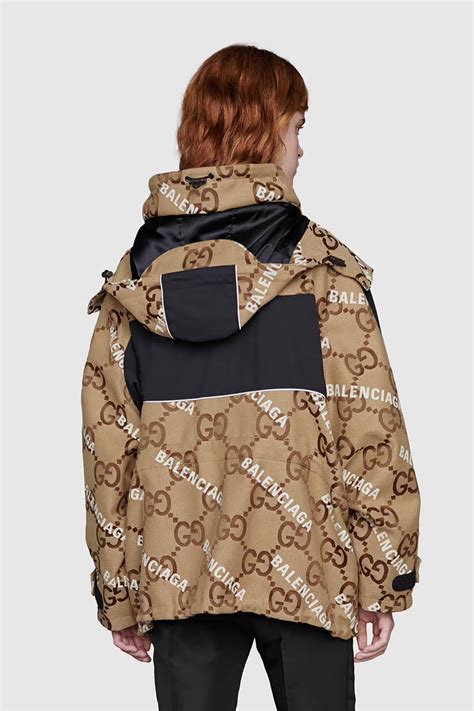 gucci x balenciaga the hacker project jumbo gg jacket|gucci jumbo gg jacket.